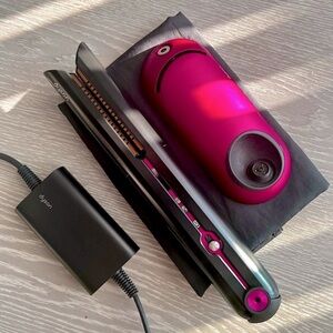 Dyson Corrale Hair Straightener in Fuchsia and Black